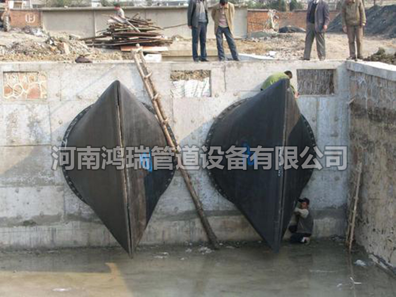 卡箍式橡膠鴨嘴閥市政污水排放DN200防臭防倒灌橡膠排污閥 可定制