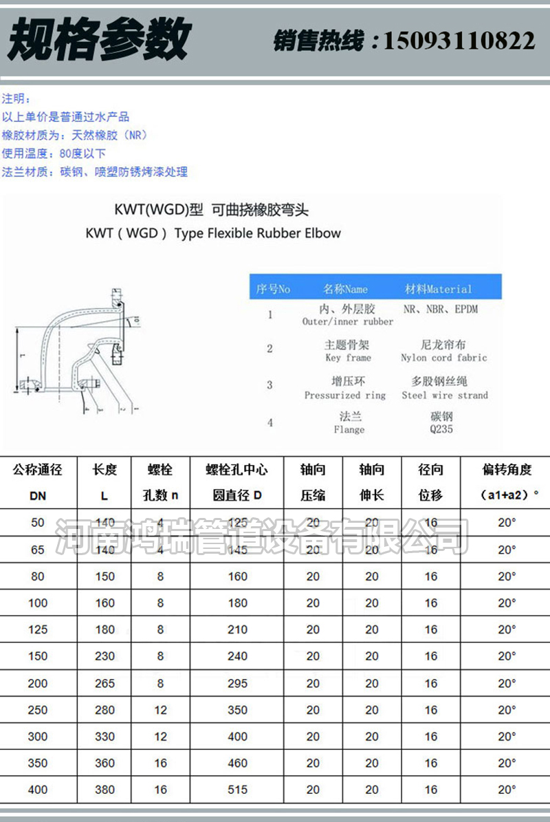 鴨嘴閥|橡膠接頭|鋁模定位塊|防水套管|伸縮器|補(bǔ)償器|傳力接頭|防水翼環(huán) 法蘭式直角橡膠彎頭 90度可曲撓軟接頭 耐磨管道軟連接減震器