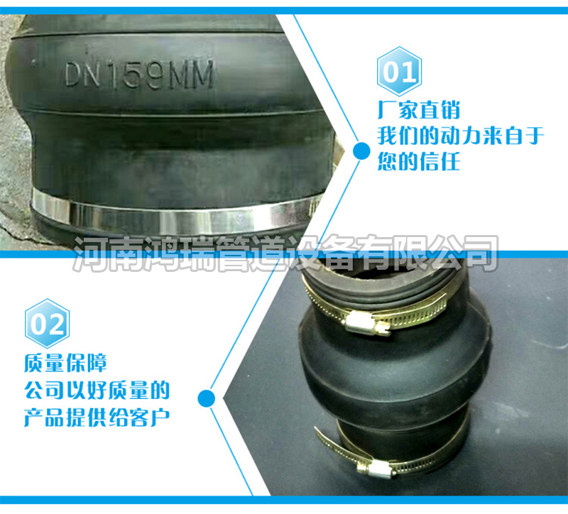 鴨嘴閥|橡膠接頭|鋁模定位塊|防水套管|伸縮器|補(bǔ)償器|傳力接頭|防水翼環(huán) 卡箍式橡膠軟接頭不銹鋼卡箍橡膠接頭套接式軟接頭卡箍避震喉廠家