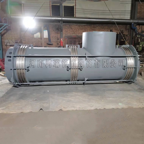 曲管壓力平衡波紋補(bǔ)償器單式鉸鏈型復(fù)式伸縮器熱力管道橫向膨脹節(jié)